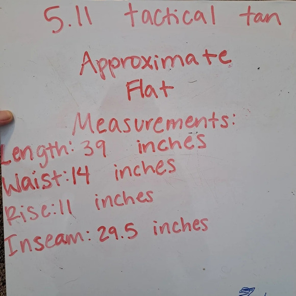 5.11 Tactical Tan Cotton Canvas Cargo Work Regular Fit Durable Pants Size 8 - Picture 6 of 6